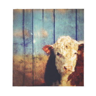 witte kopkoe notitieblok