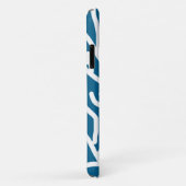 Witte koraal op blauw aquatisch leven Case-Mate iPhone case (Achterkant/rechts)