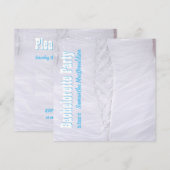 Witte korset trouwjurk vrijgezellenfeest kaart (Voorkant / Achterkant)