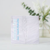 Witte korset trouwjurk vrijgezellenfeest kaart (Staand voorkant)