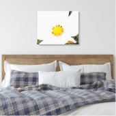 Witte Kosmos Bloem Foto Bloemen Close-up Canvas Afdruk (Insitu (Slaapkamer))