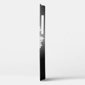 witte kosmos in zwart Case-Mate iPhone case (Achterkant / Links)