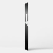 witte kosmos in zwart Case-Mate iPhone case (Achterkant / Rechts)