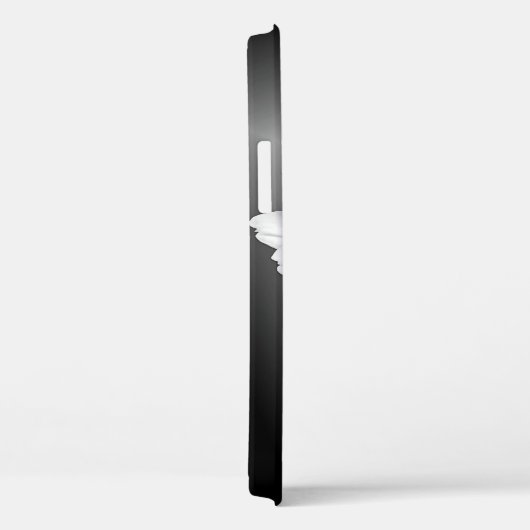 witte kosmos in zwart Case-Mate iPhone case (Achterkant / Rechts)