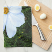 Witte kosmos theedoek (Quarter Fold)