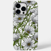 Witte kosmosbloemen Case-Mate iPhone case (Achterkant)