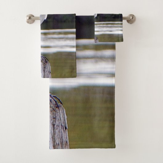 Witte kraandoekset bad handdoek (Insitu)