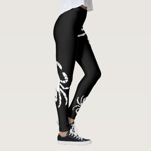 Witte krab leggings (Rechts)