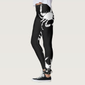 Witte krab leggings (Links)