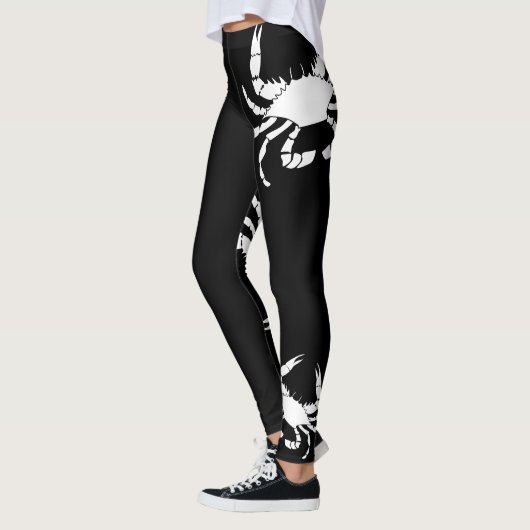 Witte krab leggings (Links)