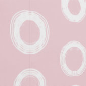 Witte krabbel polka stippen Cute Pretty Roze Behang (Zoom)