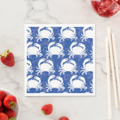 Witte krabben van de marine servet (Insitu)