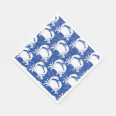 Witte krabben van de marine servet (Hoek)