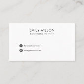 WITTE KRAFT TERRAZZO STUD EARRING DISPLAY CARD VISITEKAARTJE (Achterkant)