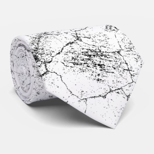 Witte kraken stropdas (Opgerold)