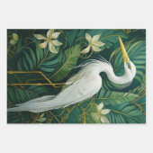 Witte kranen & Gardenia's, Coconut Grove Inpakpapier Vel (Voorkant 2)