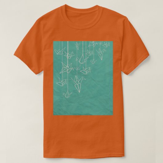 Witte kranen t-shirt (Design voorkant)