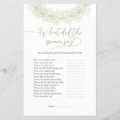 Witte Krans Wat zei de Bruidegom Gamefolder Flyer (Voorkant)