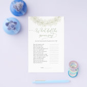 Witte Krans Wat zei de Bruidegom Gamefolder Flyer (Enkel)