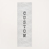 Witte kreukelpapier, dik, op maat gekonfijt yoghur yogamat (Voorkant)