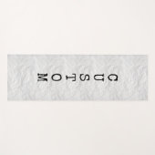 Witte kreukelpapier, dik, op maat gekonfijt yoghur yogamat (Voorkant (horizontaal))