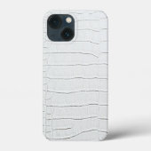 Witte krokodillen Huidafdruk Case-Mate iPhone Case (Achterkant)