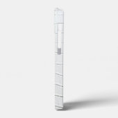 Witte krokodillen Huidafdruk Case-Mate iPhone Case (Achterkant / Links)