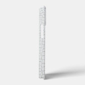 Witte krokodillen Huidafdruk Case-Mate iPhone Case (Achterkant / Rechts)