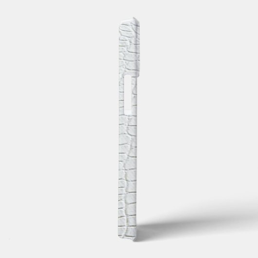 Witte krokodillen Huidafdruk Case-Mate iPhone Case (Achterkant / Rechts)