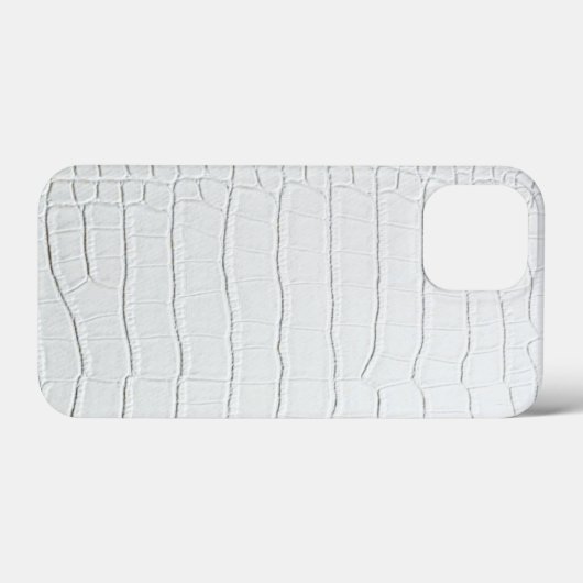 Witte krokodillen Huidafdruk Case-Mate iPhone Case (Achterkant (horizontaal))