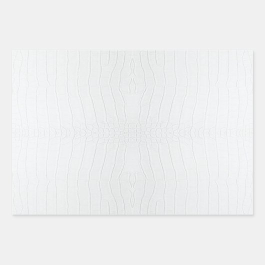 Witte krokodillen Huidafdruk Inpakpapier Vel (Voorkant 2)