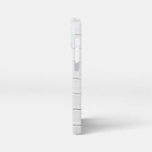 Witte krokodillen Huidafdruk iPhone Hoesje (Linkerkant)