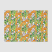 Witte krokodillen Tuinbloem Boskanaalgeel Tissuepapier (Voorkant)