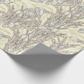 Witte Krokussen Tuinbloemen Bloemen Bloemen Patroo Cadeaupapier (Hoek)