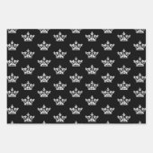 Witte kronen inpakpapier vel (Voorkant 3)