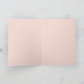 Witte Kruis en bouquet Kaart (Binnen)