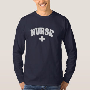 Witte kruis en stethoscoop t-shirt