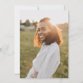 Witte Kruis Foto Vieren van het leven Kaart (Achterkant)