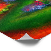 Witte kruis in een tuin bij het Poster van 's nach (Hoek)