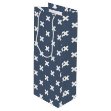 Witte kruisstiften op blauwe grijs