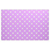 Witte kruisstiften op lila stof (Fat Quarter)