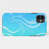 Witte krullen op zee iPhone 6 hoesje (Achterkant (horizontaal))