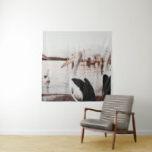 WITTE KUNDE OP HET WATERLICHAAM TIJDENS DE DAG WANDKLEED (In situ)