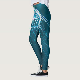 Witte kwallen leggings
