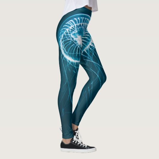 Witte kwallen leggings (Rechts)