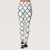 Witte kwartfoil leggings (Achterkant)