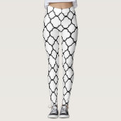 Witte kwartfoil leggings (Voorkant)