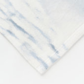 Witte kwartpaarden bij sneeuw fleece deken (Hoek)