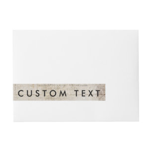 Witte labels met houten look in distressed stijl o adreslabel wikkel