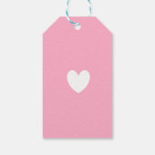 Witte Labels voor hartstift Cadeaulabel (Achterkant)